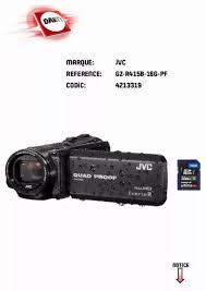 Guide utilisation JVC GZ-R415 TEST  de la marque JVC