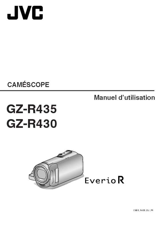 Guide utilisation JVC GZ-R430  de la marque JVC