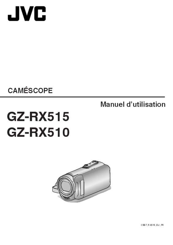 Guide utilisation JVC GZ-RX515  de la marque JVC
