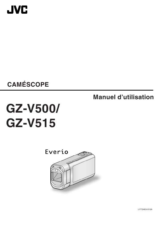 Guide utilisation JVC GZ-V515  de la marque JVC