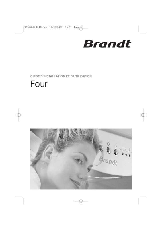 Guide utilisation BRANDT FP871B de la marque BRANDT