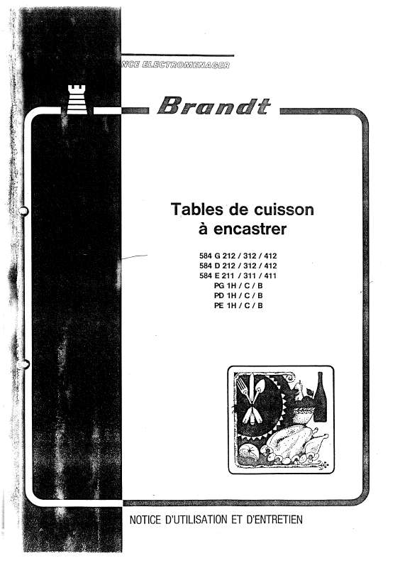 Guide utilisation BRANDT PD1B de la marque BRANDT
