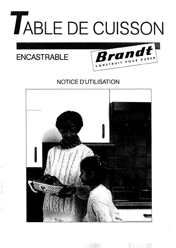 Guide utilisation BRANDT SG884B de la marque BRANDT