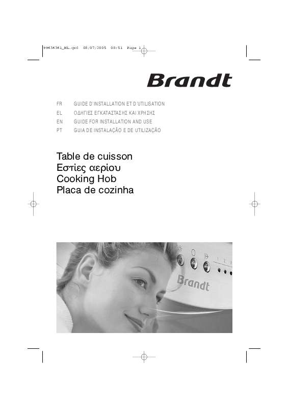 Guide utilisation BRANDT TE270XS1 de la marque BRANDT