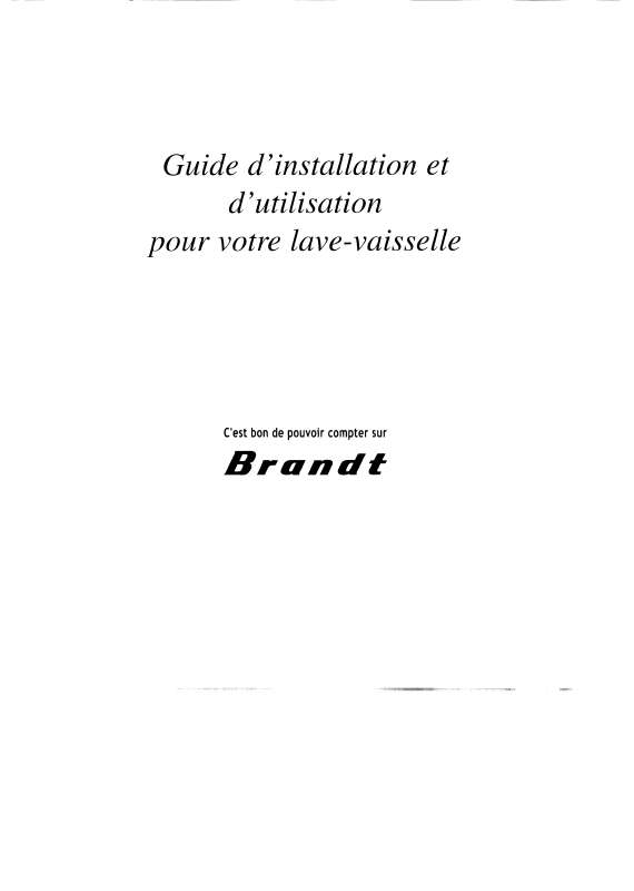 Guide utilisation BRANDT TI300 de la marque BRANDT
