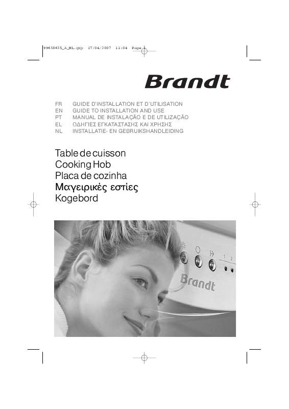 Guide utilisation BRANDT TI612XT1 de la marque BRANDT