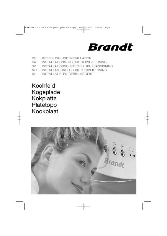 Guide utilisation BRANDT TI712BT1 de la marque BRANDT
