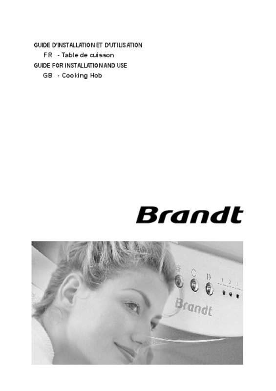 Guide utilisation BRANDT TE874XS1 de la marque BRANDT