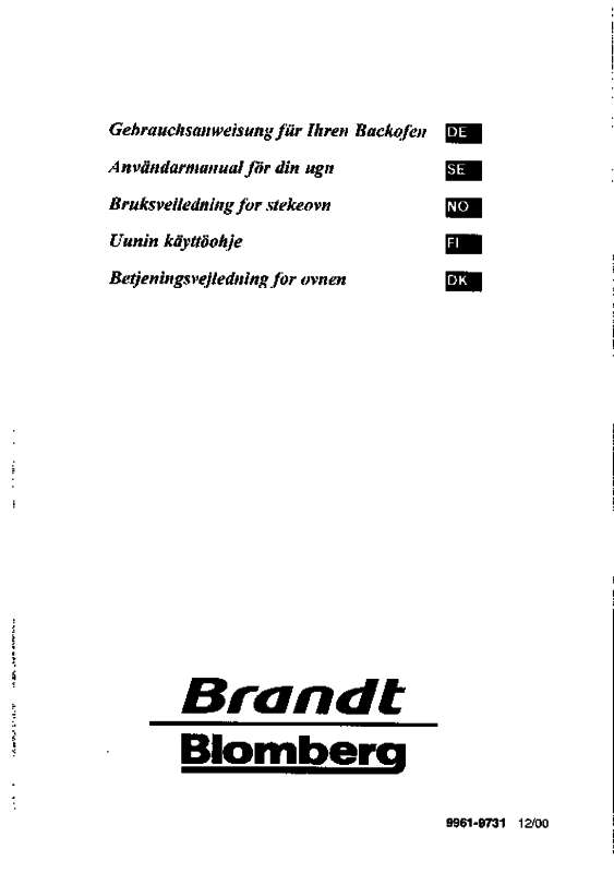 Guide utilisation BRANDT FAC74J1N de la marque BRANDT