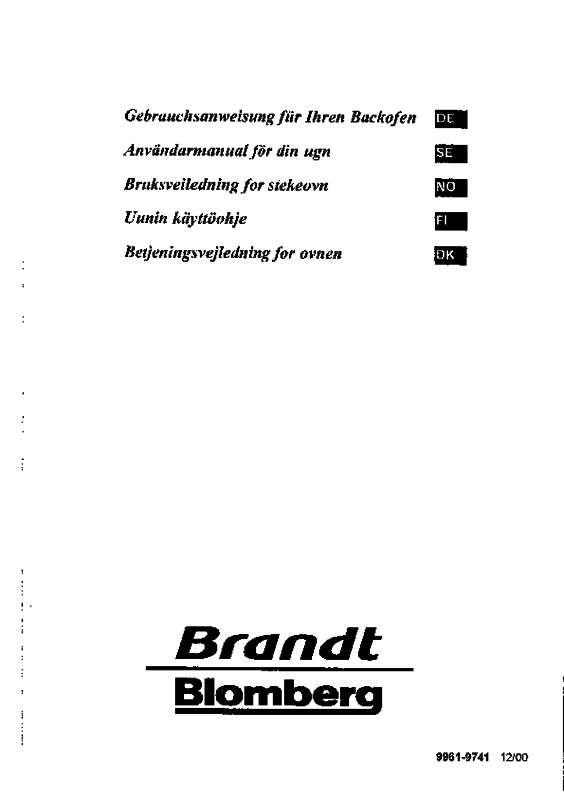 Guide utilisation BRANDT FAQ75W1N de la marque BRANDT
