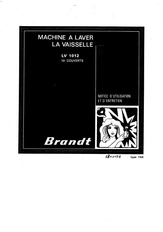 Guide utilisation BRANDT LV1012 de la marque BRANDT