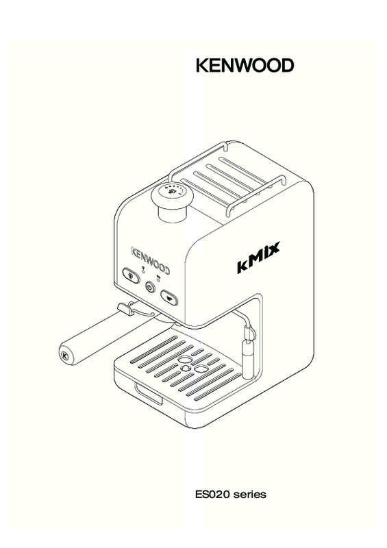 Guide utilisation KENWOOD ES020 KMIX BLANC de la marque KENWOOD