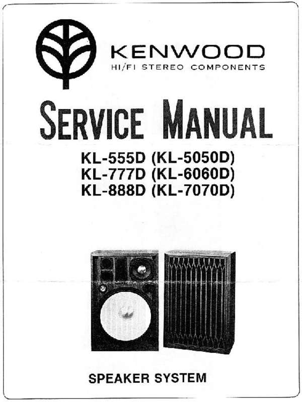 Guide utilisation KENWOOD KL 555  de la marque KENWOOD