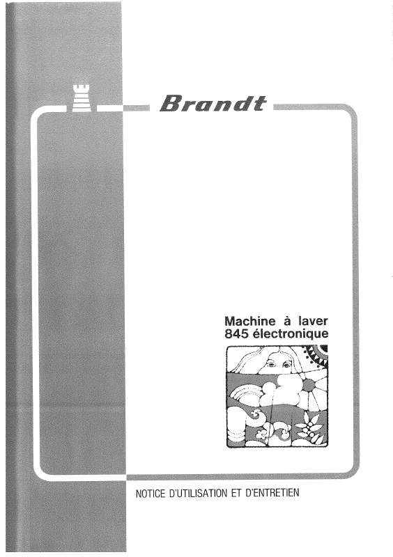 Guide utilisation BRANDT 845 de la marque BRANDT