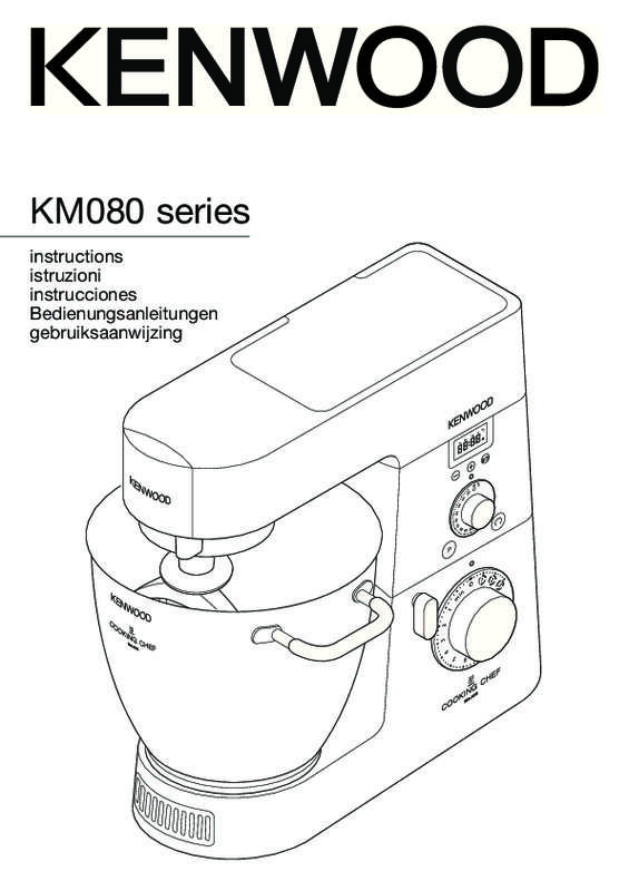 Guide utilisation KENWOOD MASTERCHEF de la marque KENWOOD