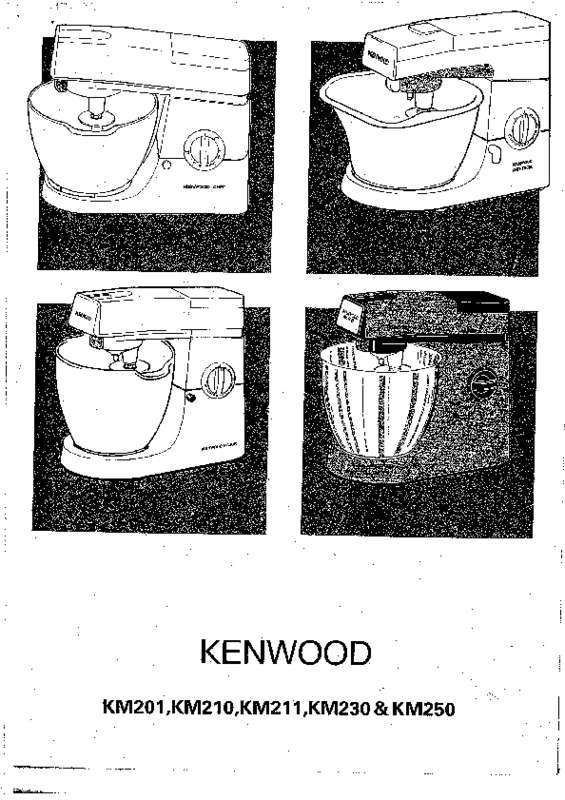 Guide utilisation KENWOOD PROSPERO KM242 de la marque KENWOOD
