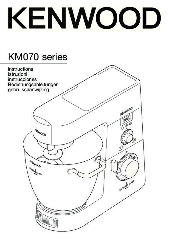 Guide utilisation KENWOOD ROBOT MAJOR KMM075 de la marque KENWOOD