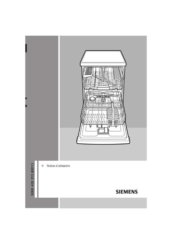 Guide utilisation SIEMENS SN35E402EU de la marque SIEMENS