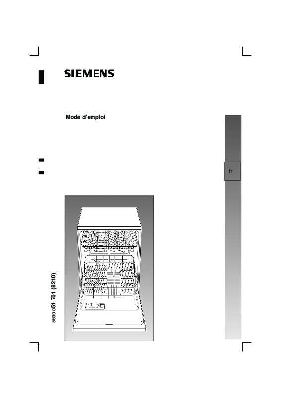 Guide utilisation SIEMENS SE25A292FF de la marque SIEMENS