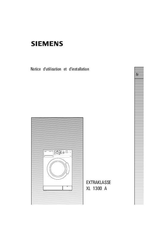 Guide utilisation SIEMENS WH55290FG de la marque SIEMENS
