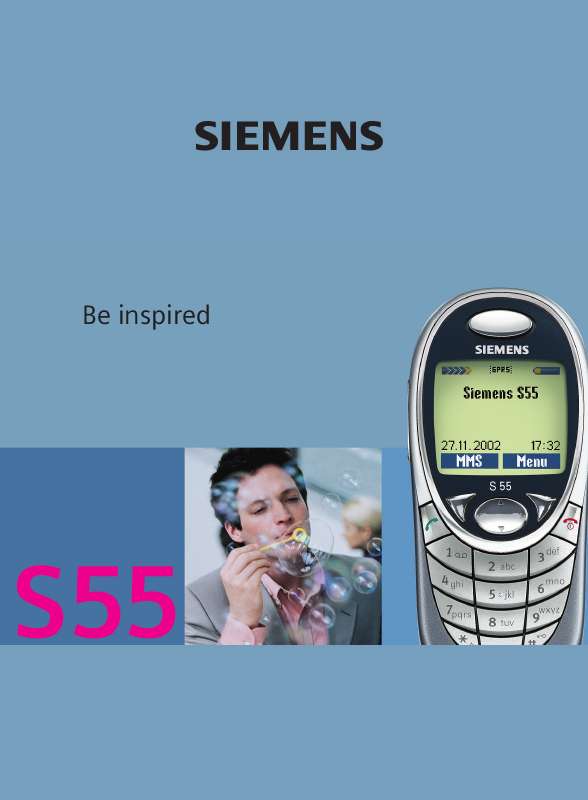 Guide utilisation SIEMENS S55  de la marque SIEMENS