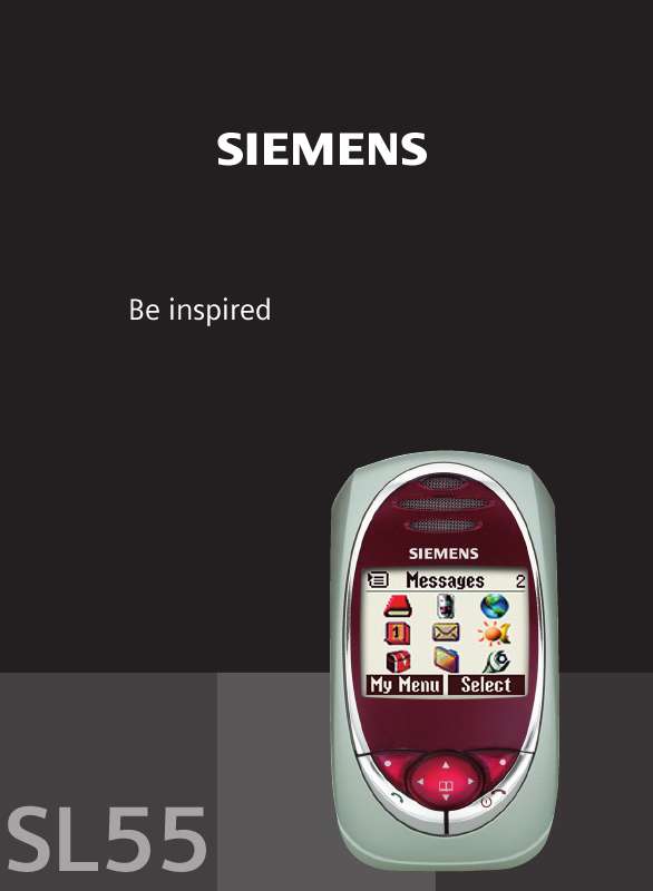 Guide utilisation SIEMENS SL55  de la marque SIEMENS