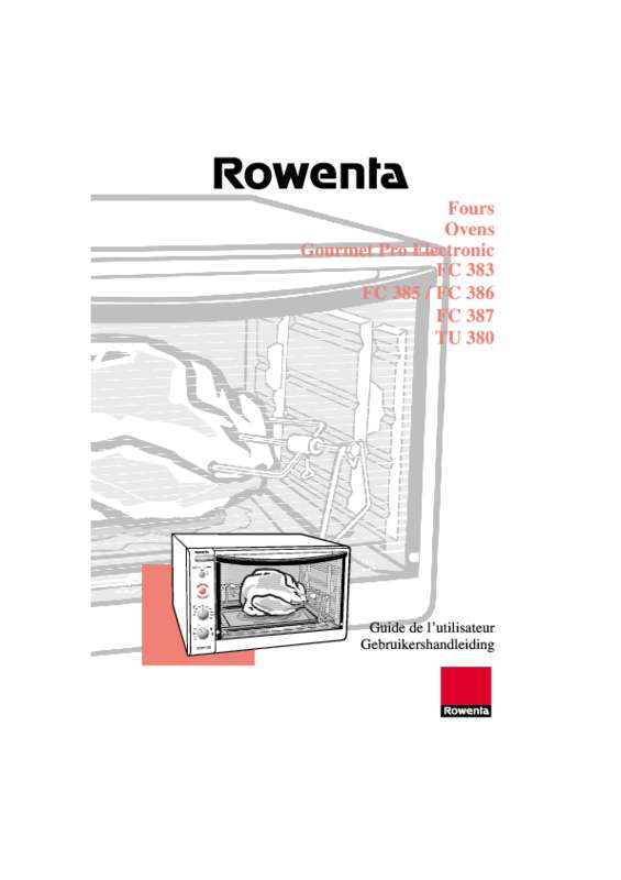 Guide utilisation ROWENTA GOURMET PRO FC 366 de la marque ROWENTA