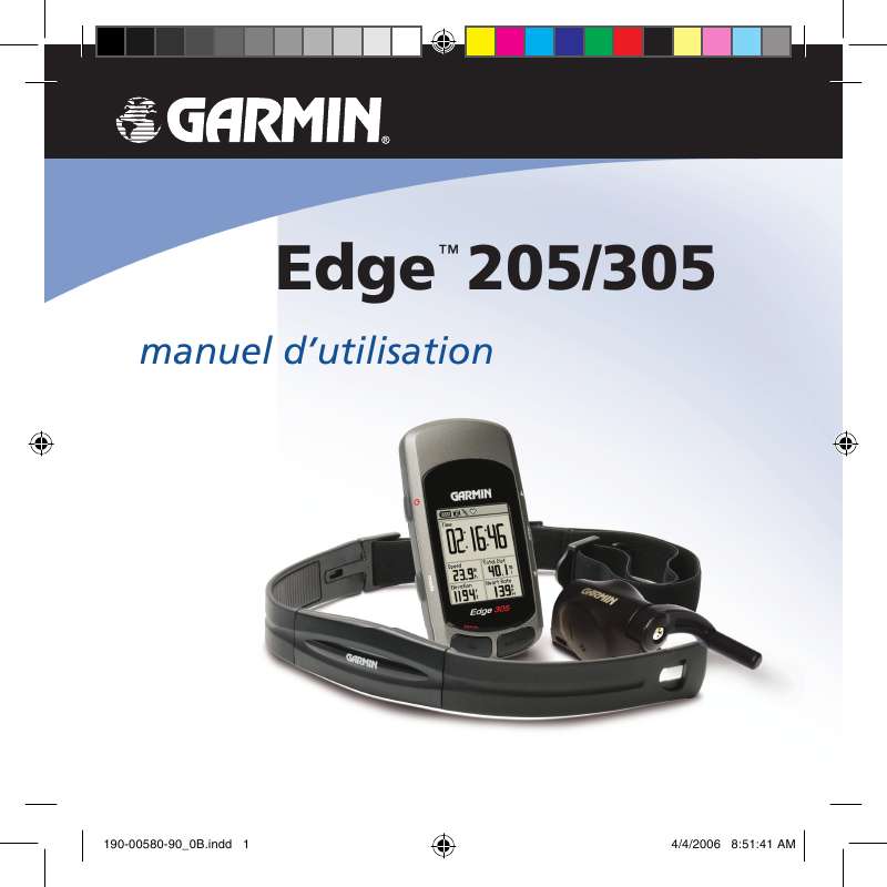 Guide utilisation GARMIN EDGE 205  de la marque GARMIN