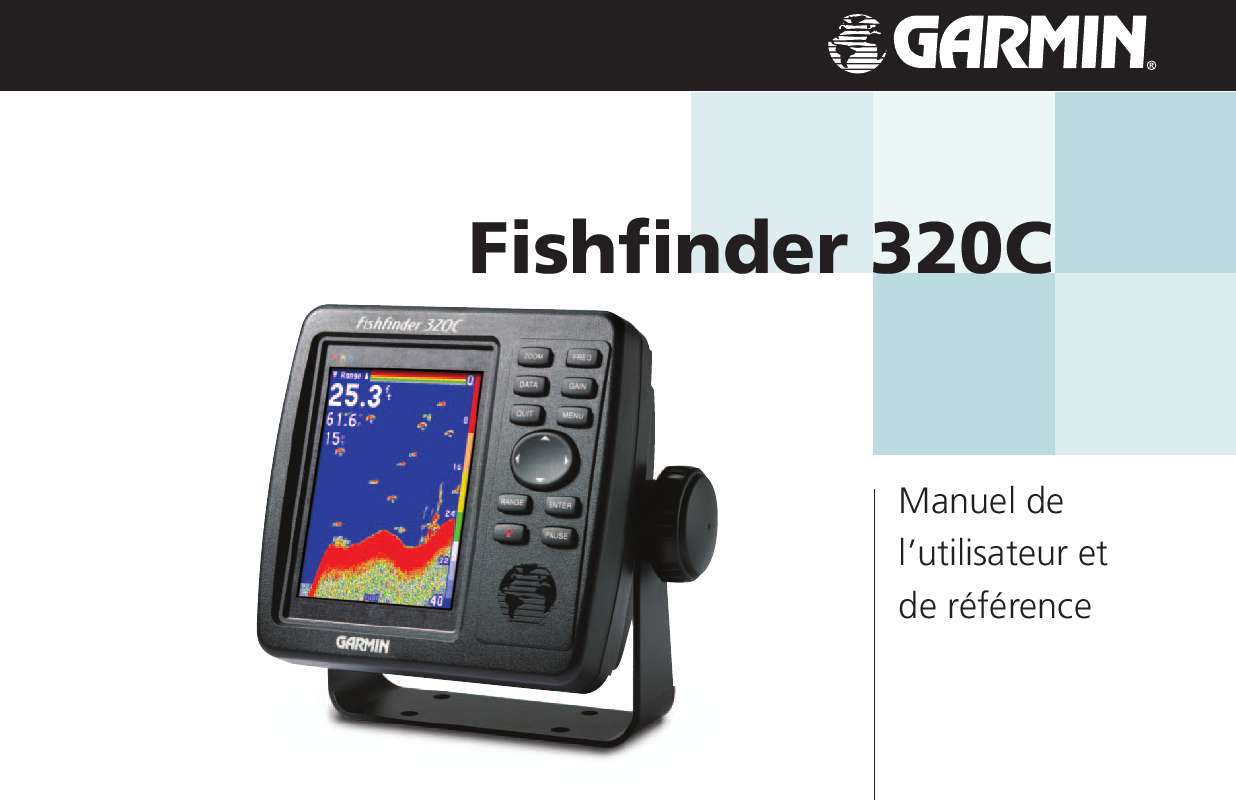 Guide utilisation GARMIN FISHFINDER 320C  de la marque GARMIN