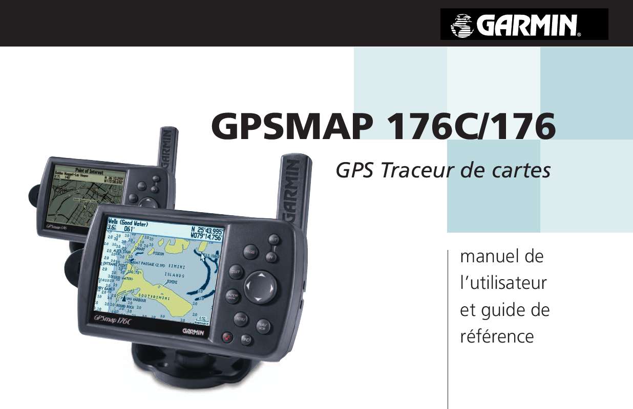 Guide utilisation GARMIN GPSMAP 176  de la marque GARMIN
