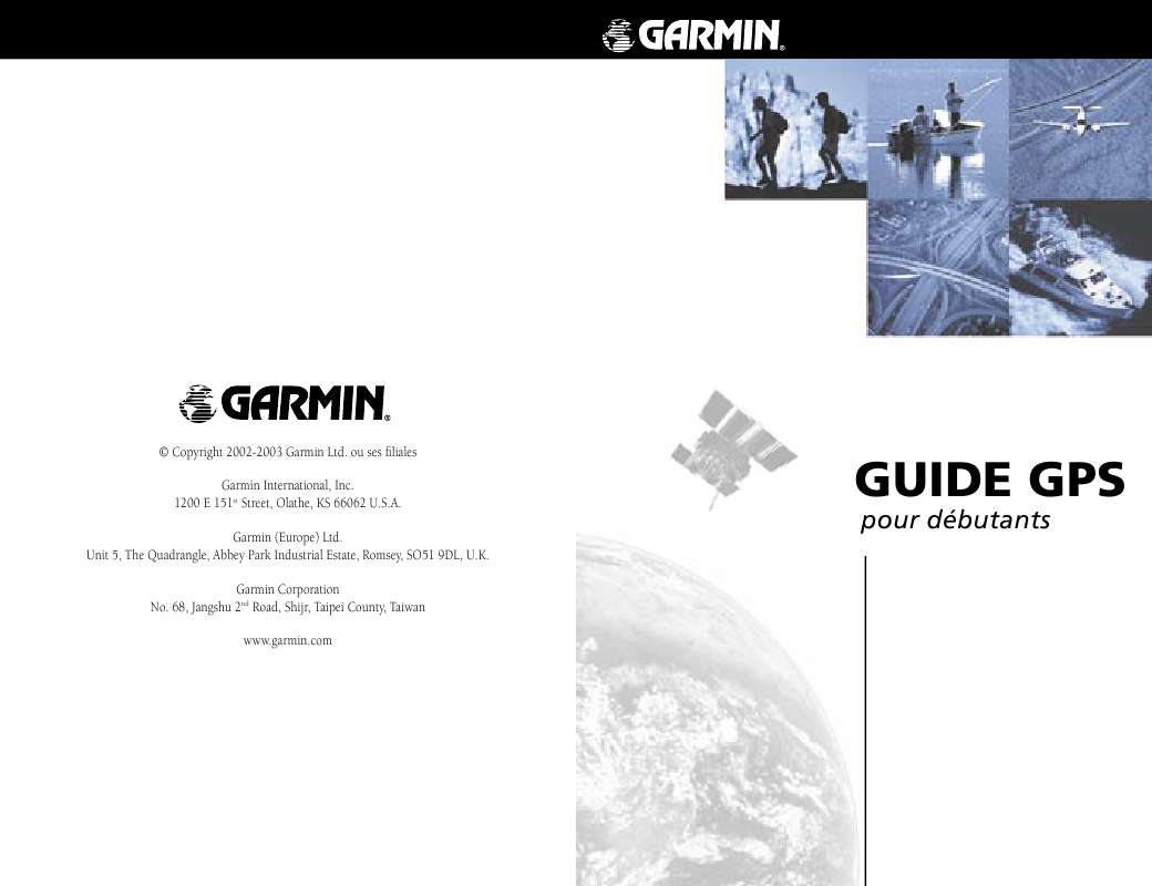 Guide utilisation GARMIN GUIDE GPS POUR DEBUTANTS  de la marque GARMIN