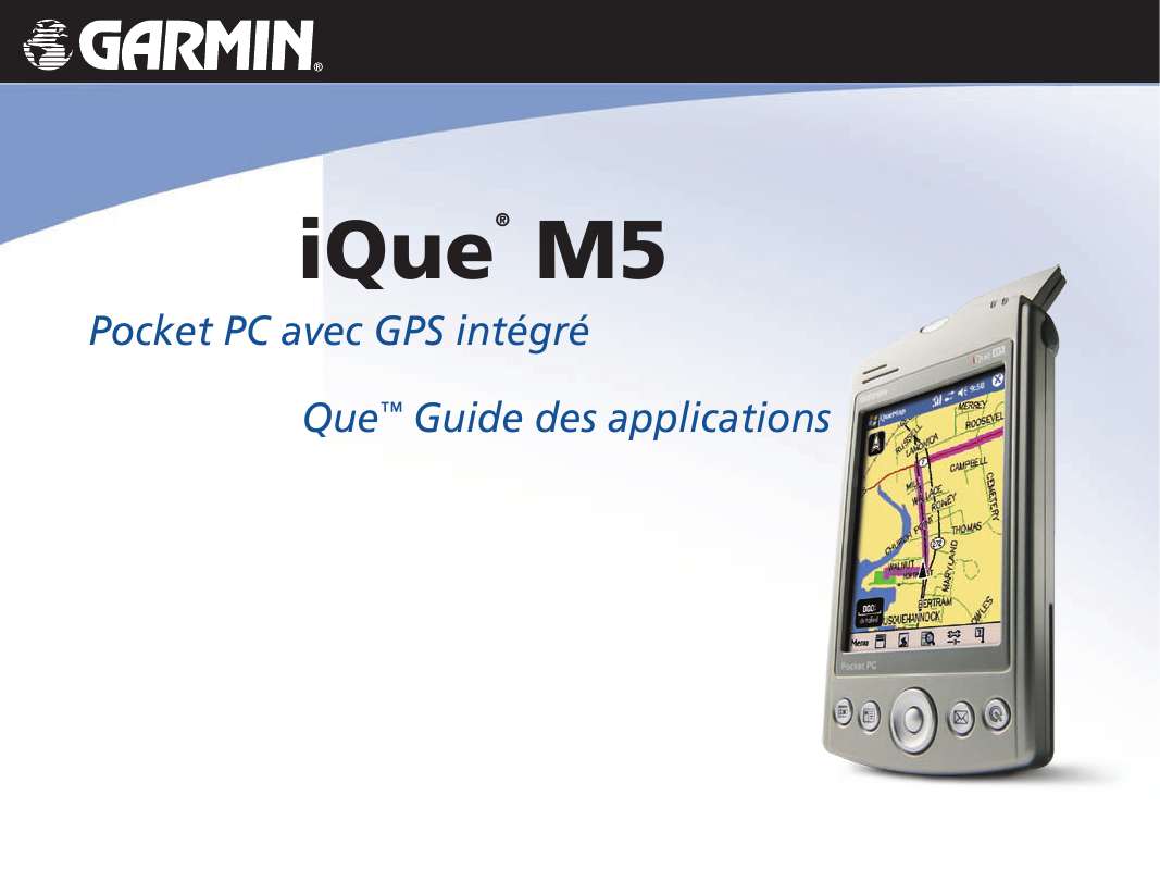 Guide utilisation GARMIN IQUE M5  de la marque GARMIN