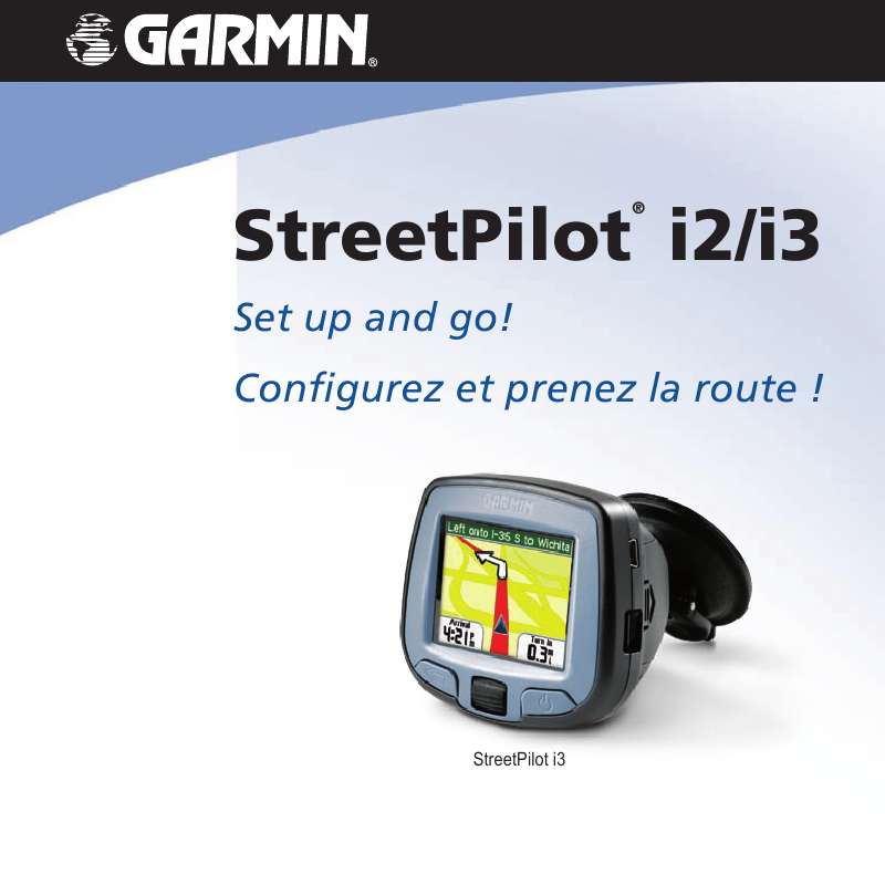 Guide utilisation GARMIN STREETPILOT I2  de la marque GARMIN