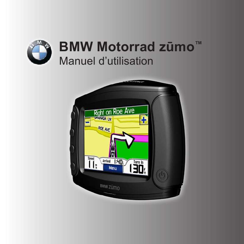 Guide utilisation GARMIN BMW MOTORRAD ZUMO  de la marque GARMIN