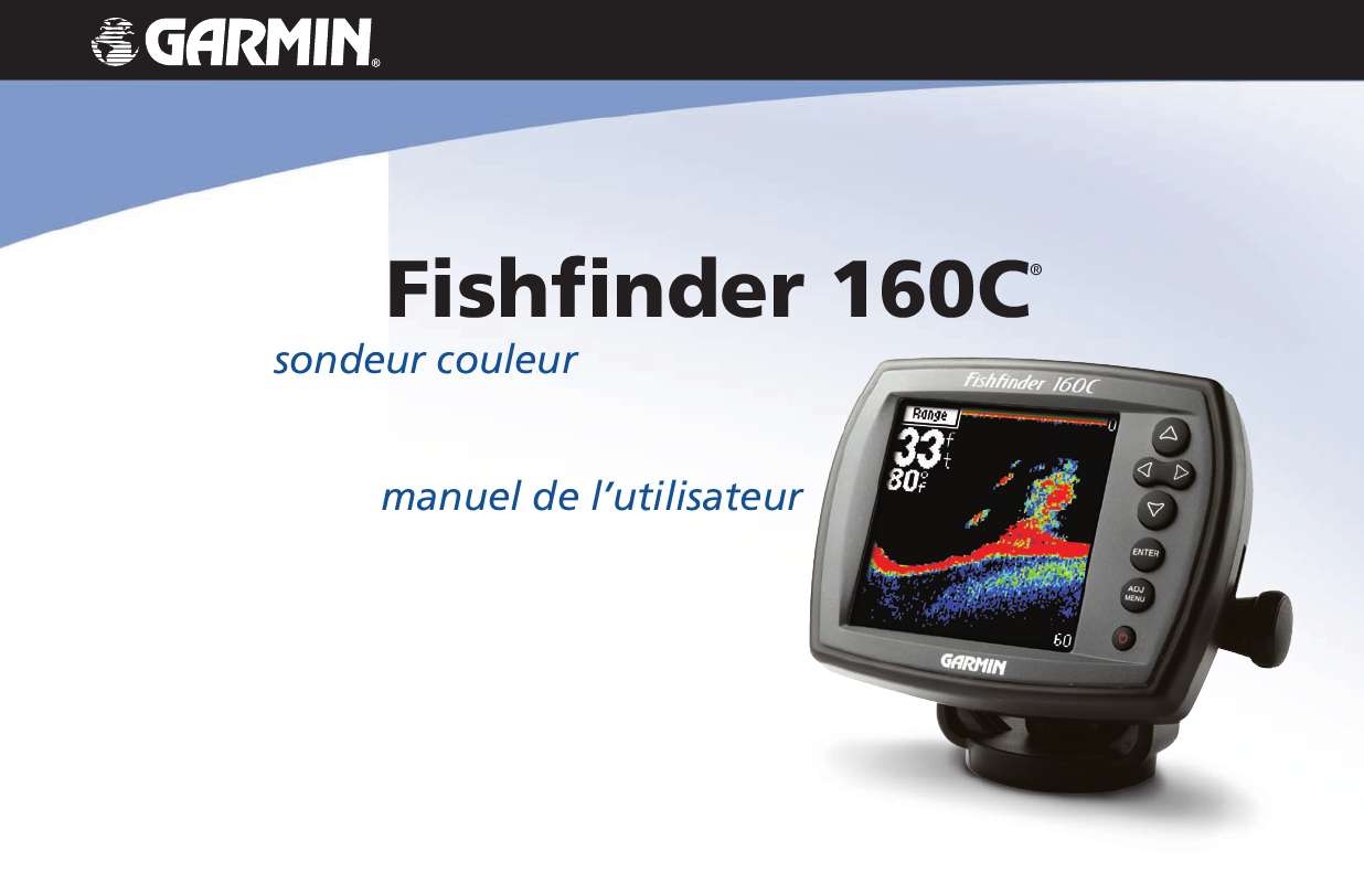 Guide utilisation GARMIN FISHFINDER 160C  de la marque GARMIN