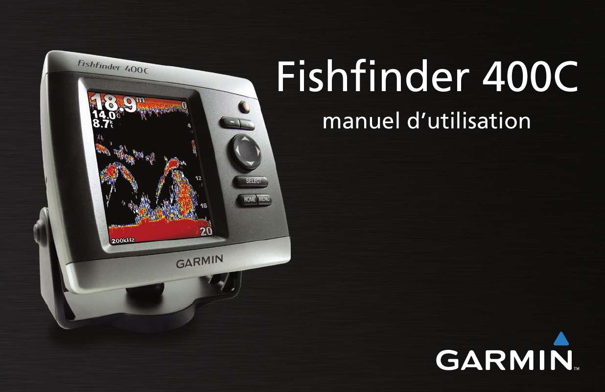 Guide utilisation GARMIN FISHFINDER 400C  de la marque GARMIN