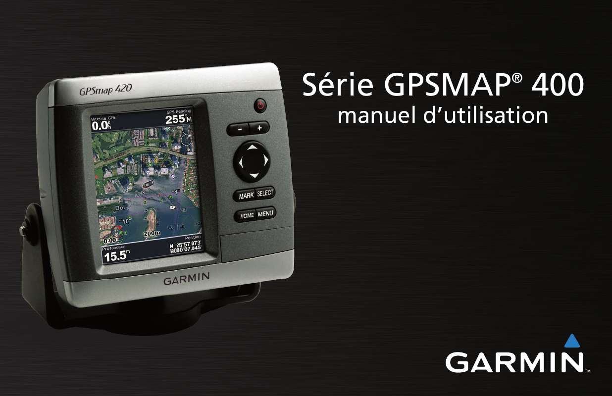 Guide utilisation GARMIN GPSMAP 420  de la marque GARMIN