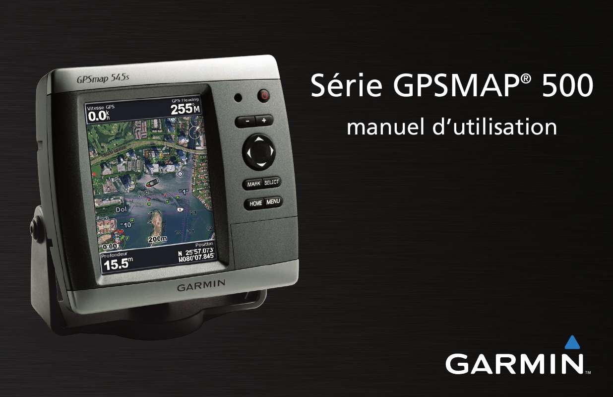 Guide utilisation GARMIN GPSMAP 520  de la marque GARMIN