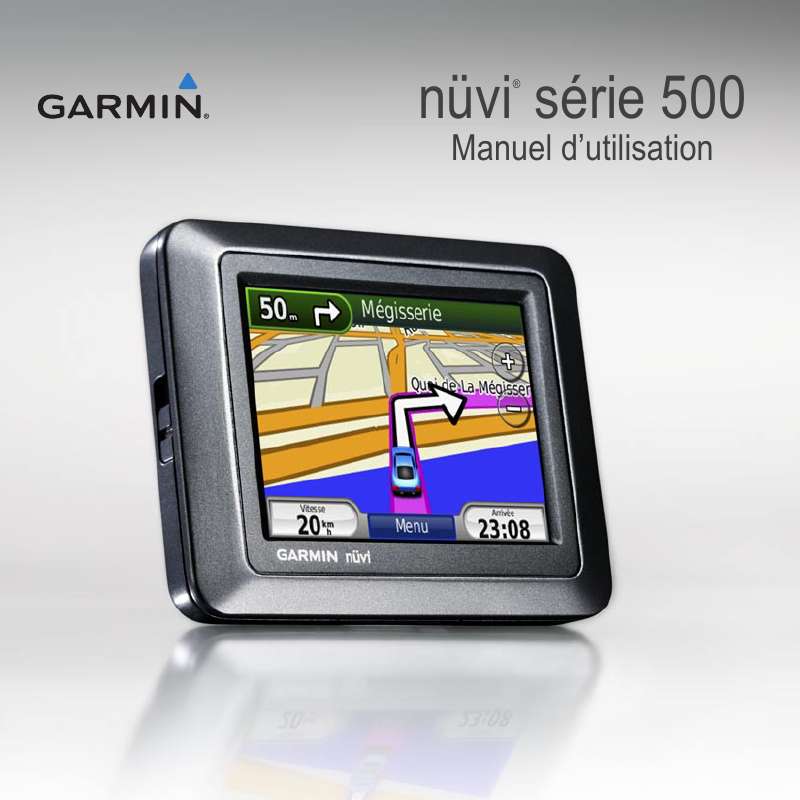 Guide utilisation GARMIN NUVI 500  de la marque GARMIN