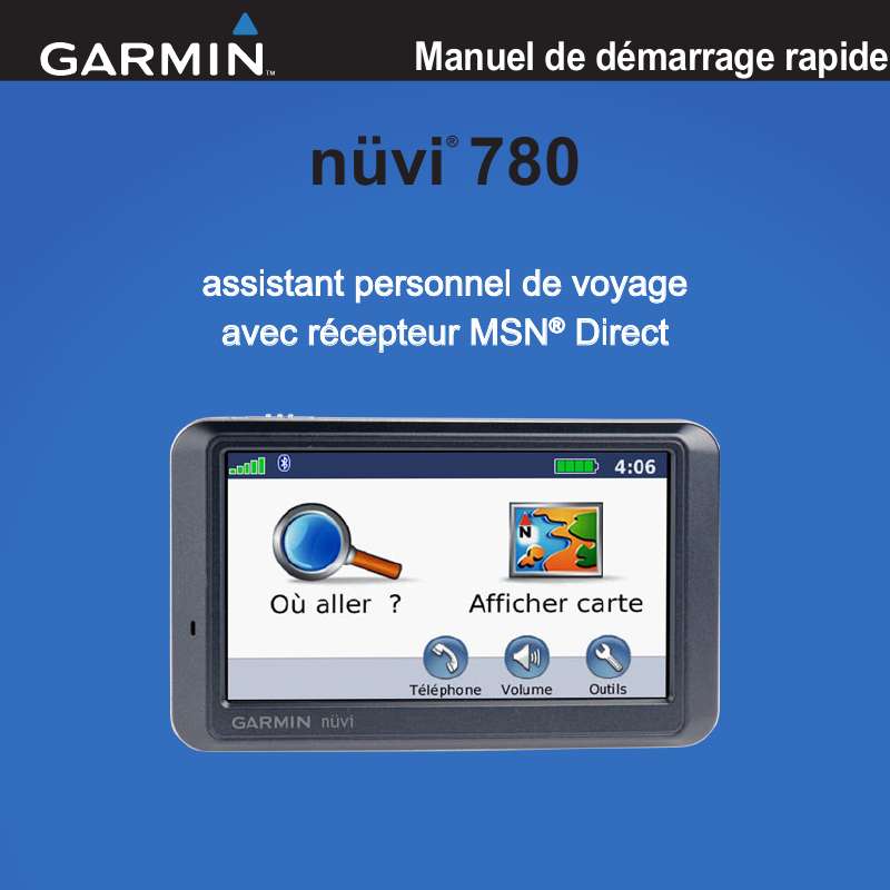 Guide utilisation GARMIN NUVI 780  de la marque GARMIN