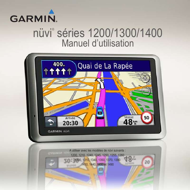 Guide utilisation GARMIN NUVI 1200  de la marque GARMIN