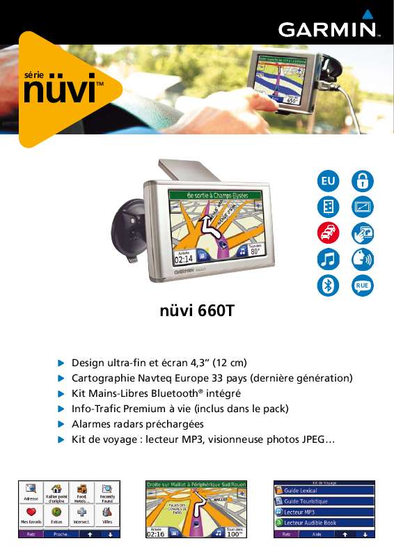 Guide utilisation GARMIN NUVI 660T  de la marque GARMIN