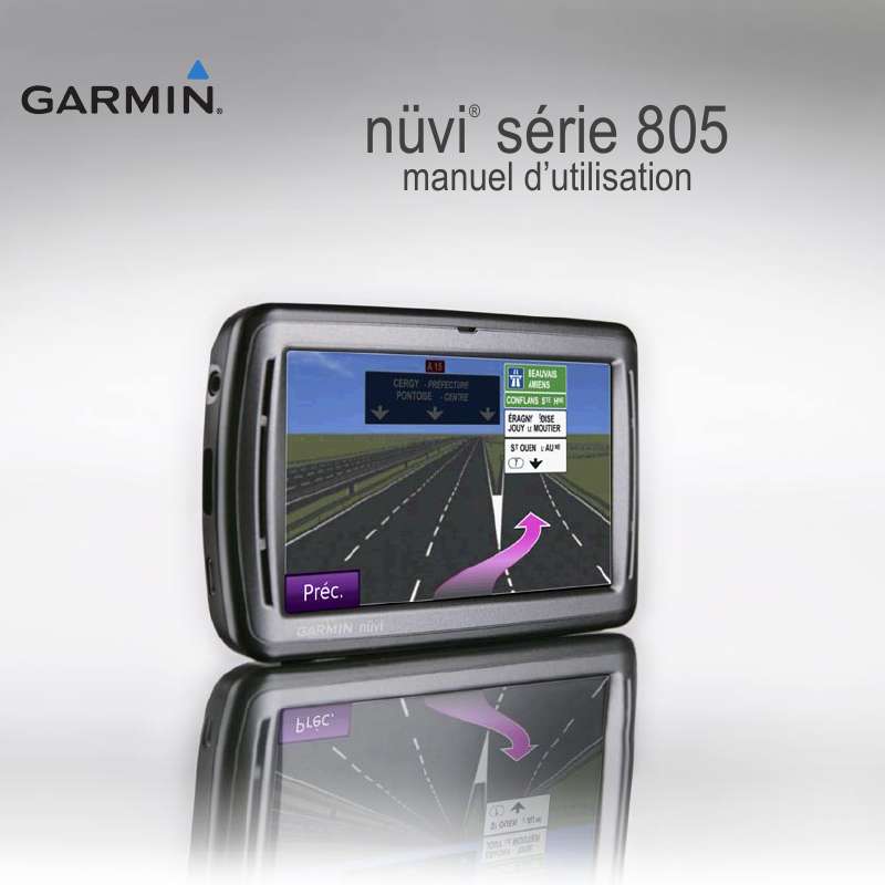 Guide utilisation GARMIN NUVI 865T  de la marque GARMIN
