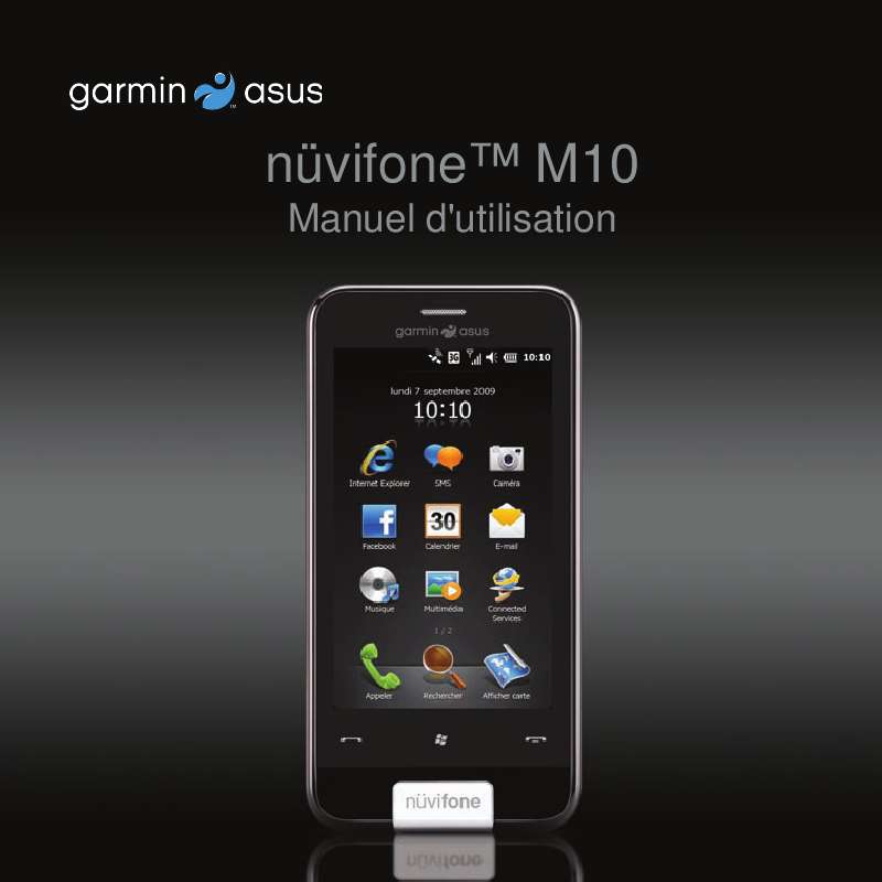 Guide utilisation GARMIN NUVIFONE M10  de la marque GARMIN