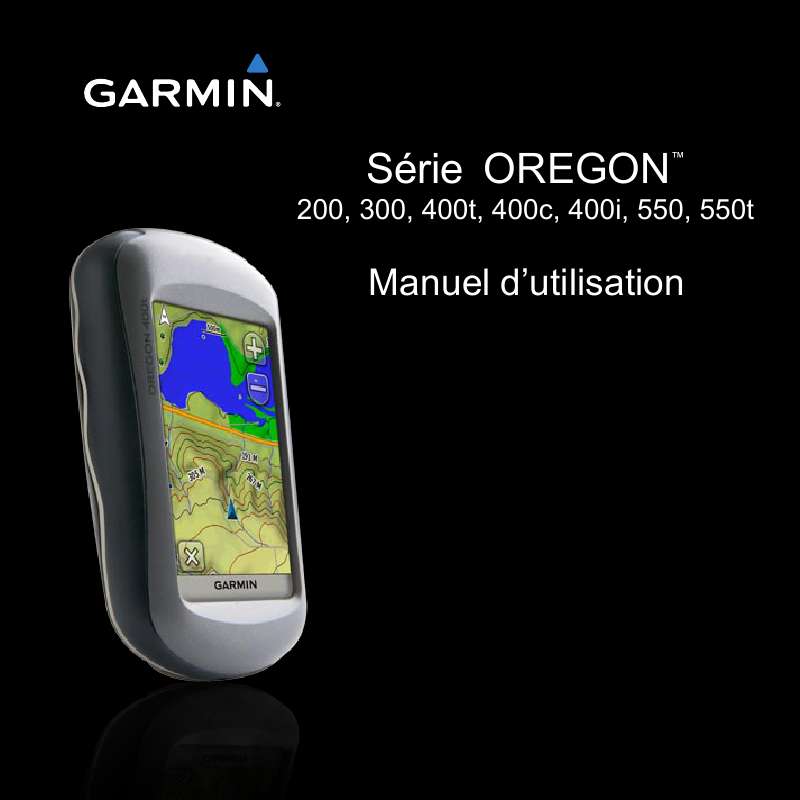 Guide utilisation GARMIN OREGON 550T  de la marque GARMIN