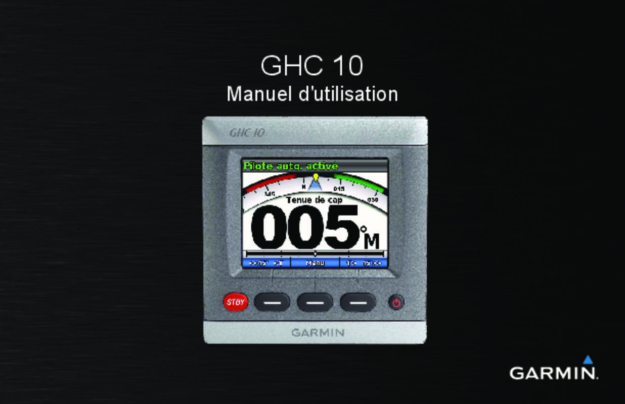 Guide utilisation GARMIN GHP 10V  de la marque GARMIN
