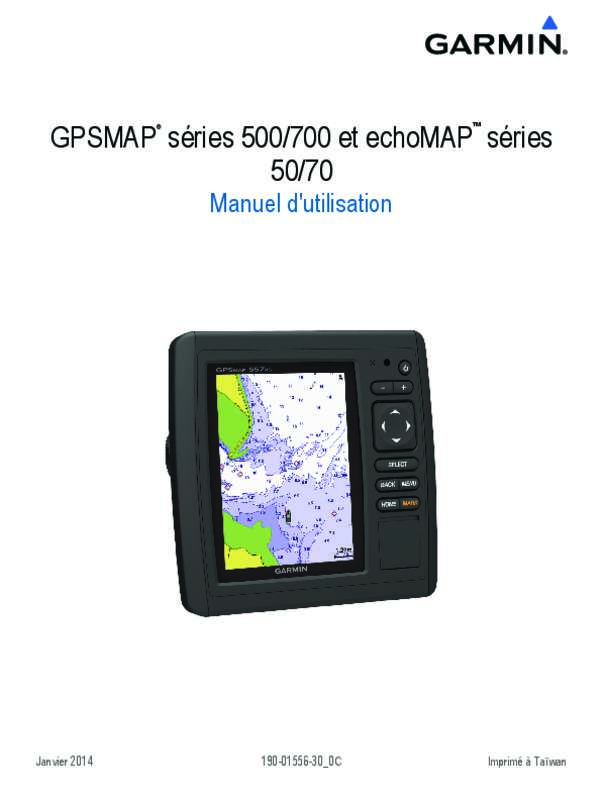 Guide utilisation GARMIN GPSMAP 527  de la marque GARMIN