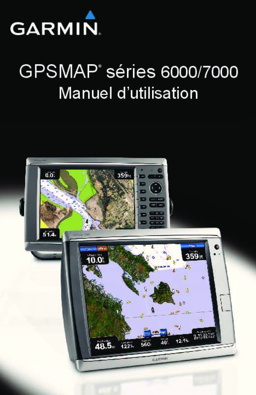 Guide utilisation GARMIN GPSMAP 6008  de la marque GARMIN