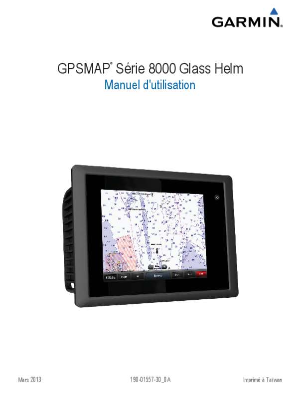 Guide utilisation GARMIN GPSMAP 8008  de la marque GARMIN