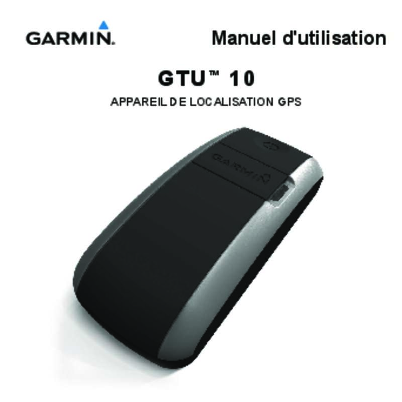 Guide utilisation GARMIN GTU 10  de la marque GARMIN